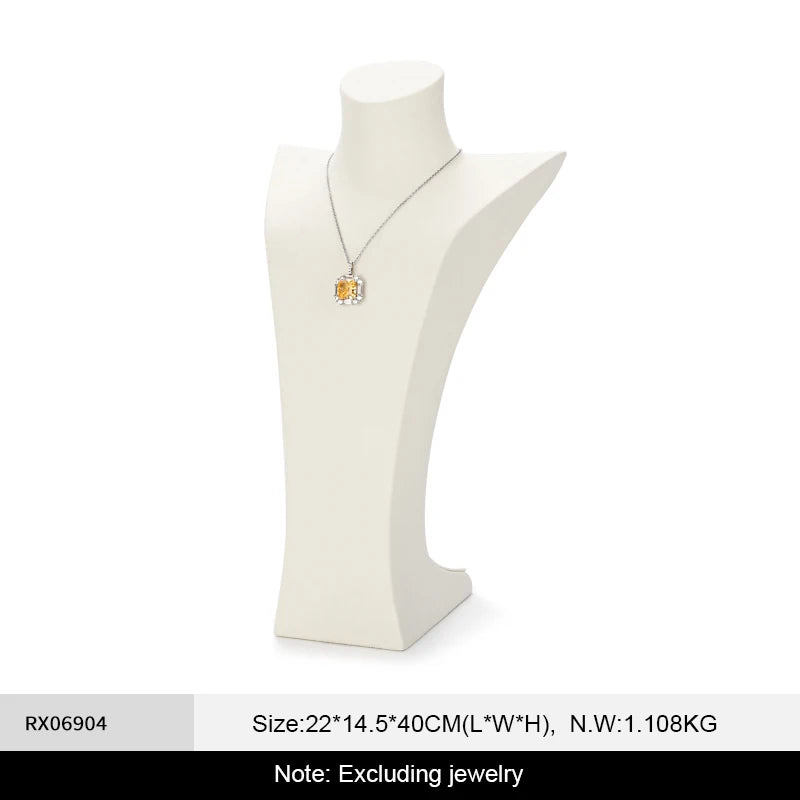 Buste Collier Velours Vitrine Bijouterie