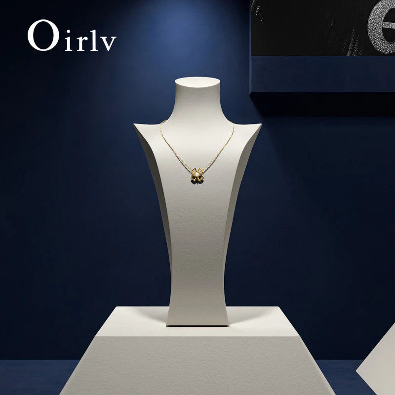 Buste Collier Velours Vitrine Bijouterie