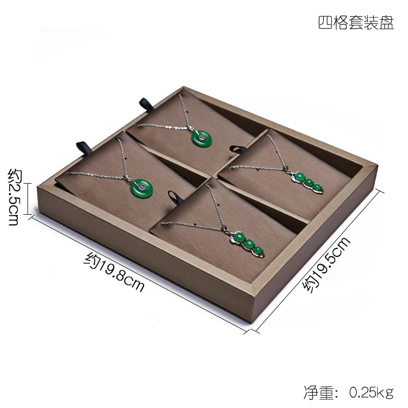 Mallette Bijoux Cuir Marron Rangement Voyage