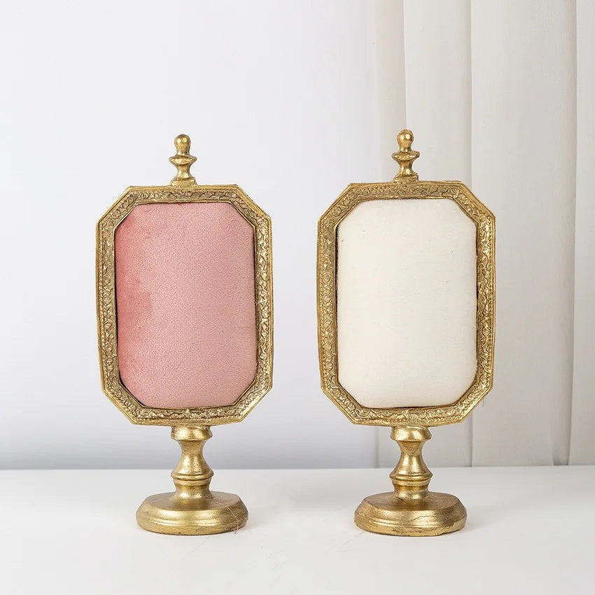 Cadre porte bijoux baroque rose – vue 2