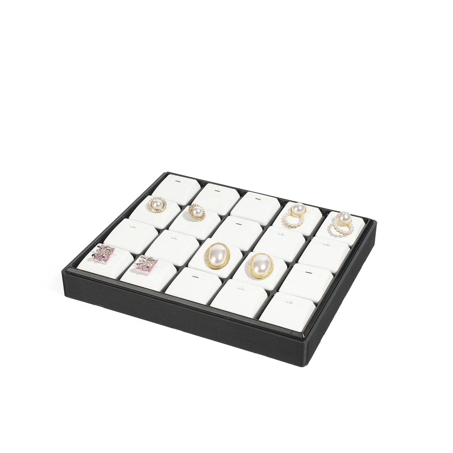 Plateau Acrylique Anneau Boucle Oreille Pendentif Rangement