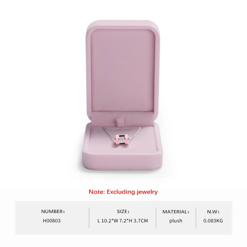 Boite Bijoux Velours Rose Mariage Mallette