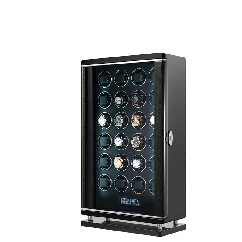 Armoire Remontoir Métal Diplomate Biométrique 24 Montres