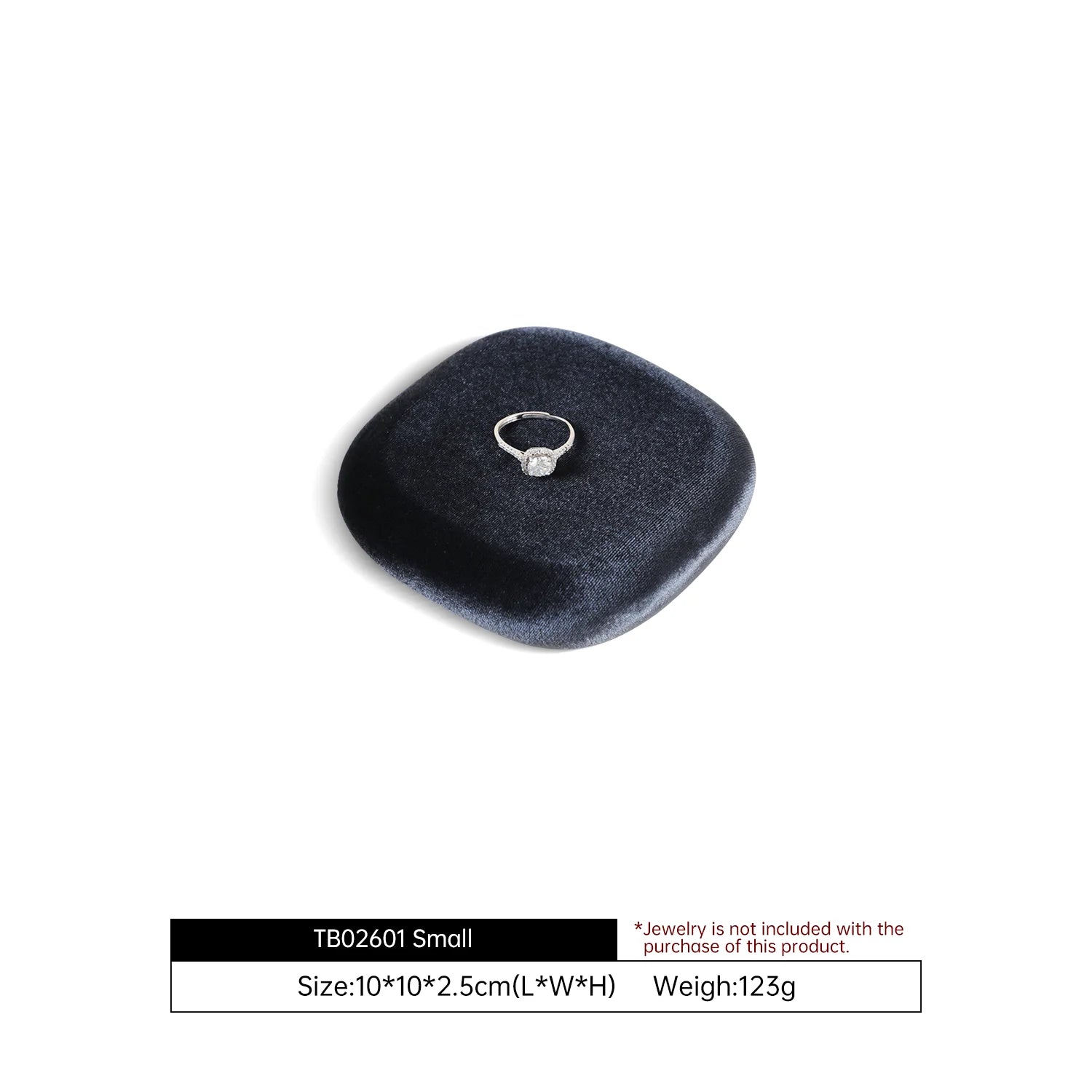 Plateau Bijoux Velours Multi-Compartiments Organisateur