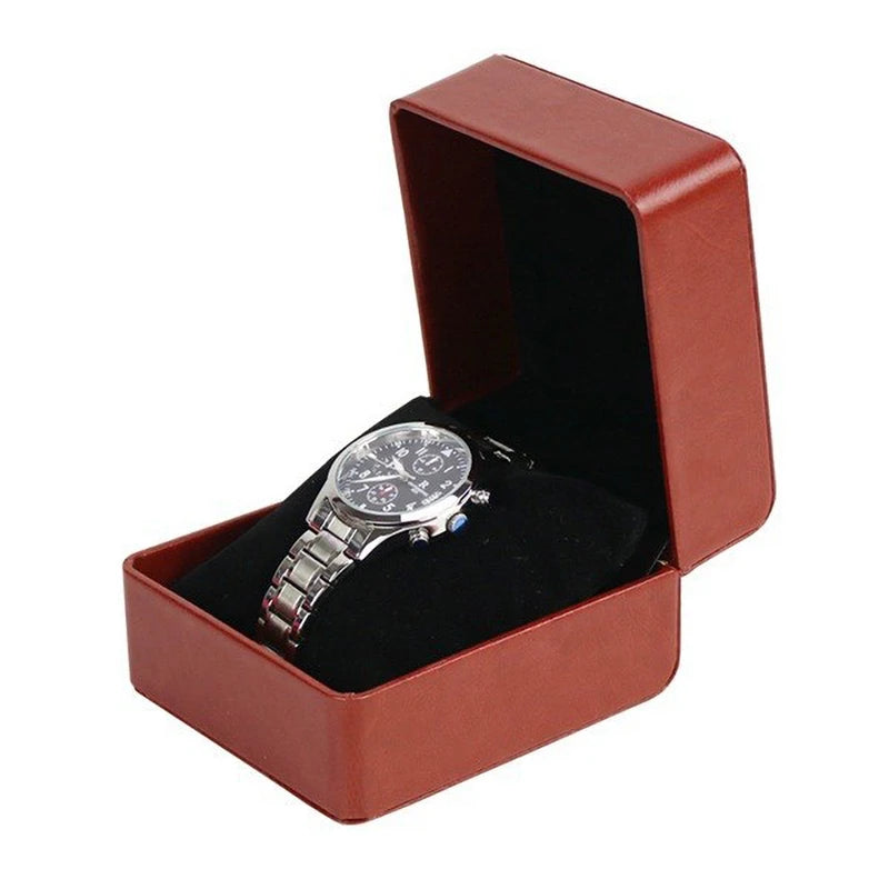 Boite Montre Cuir Coffret Cadeau Coussin