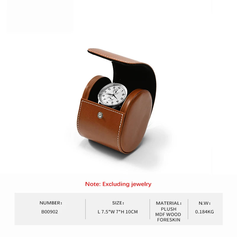 Étui Montre Cuir Voyage Homme