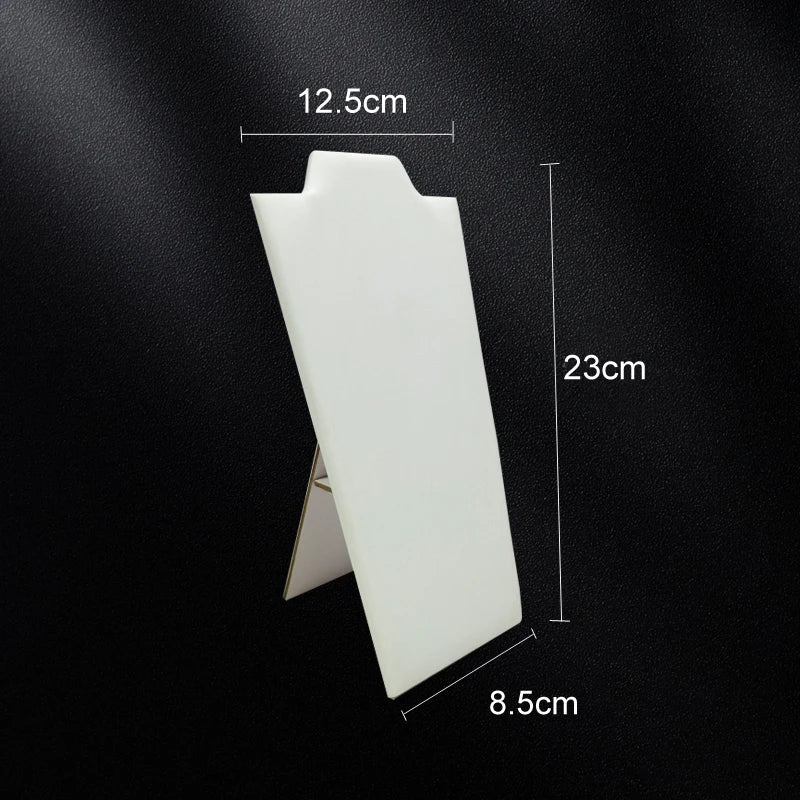 Présentoir Bijoux Cuir Blanc 3 Tailles
