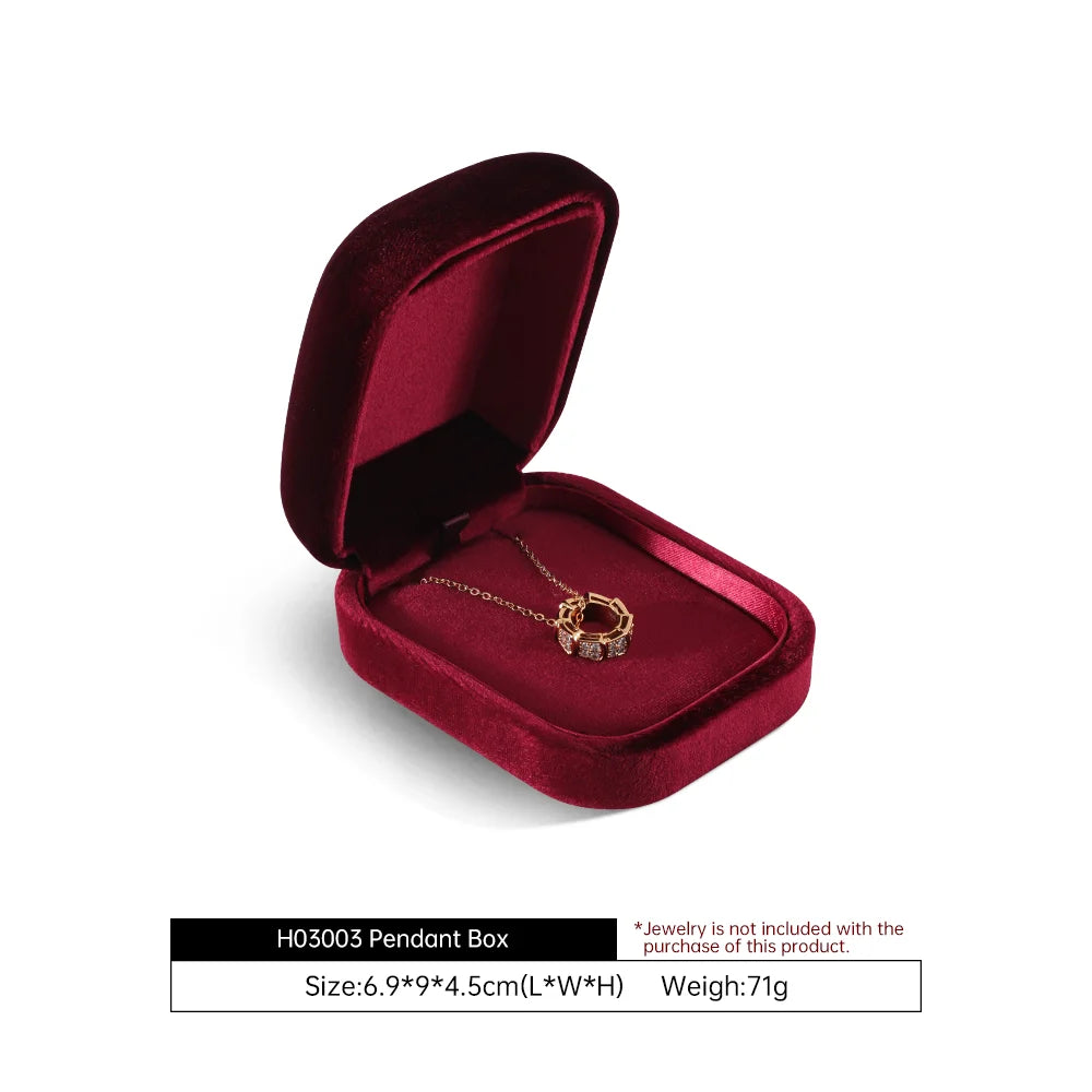 Boîte à Bijoux Velours Premium Rangement