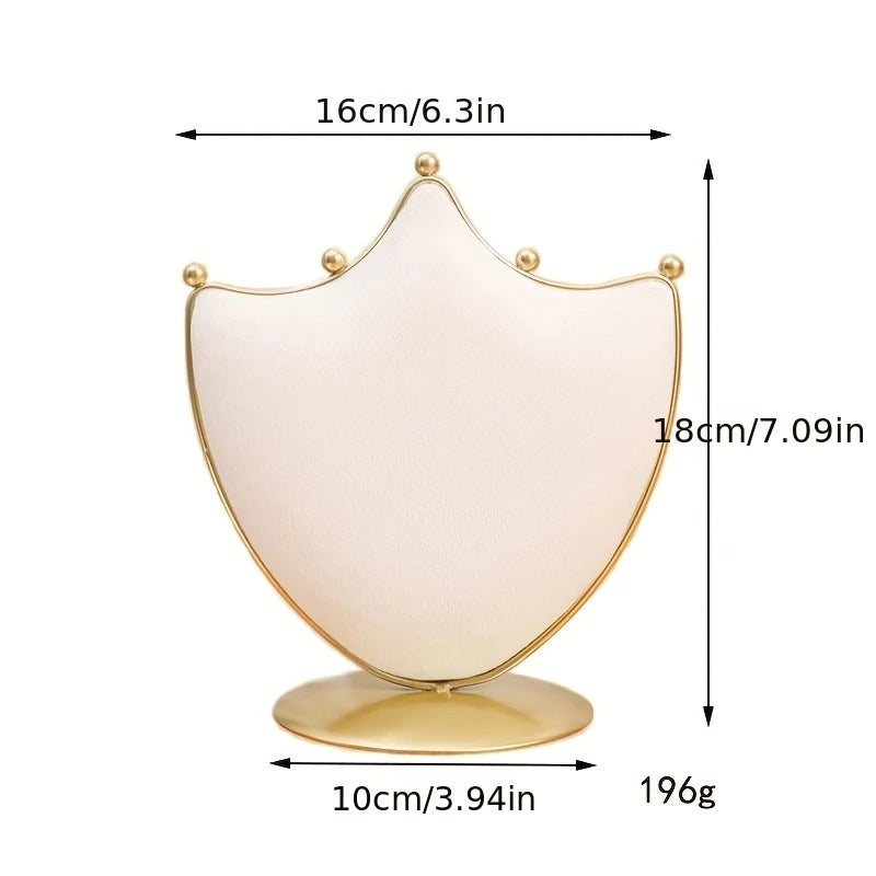 Coussin Bijoux Beige Métal Comptoir Vitrine