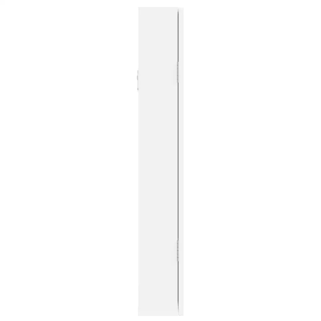 Armoire Bijoux Bois Murale Miroir LED