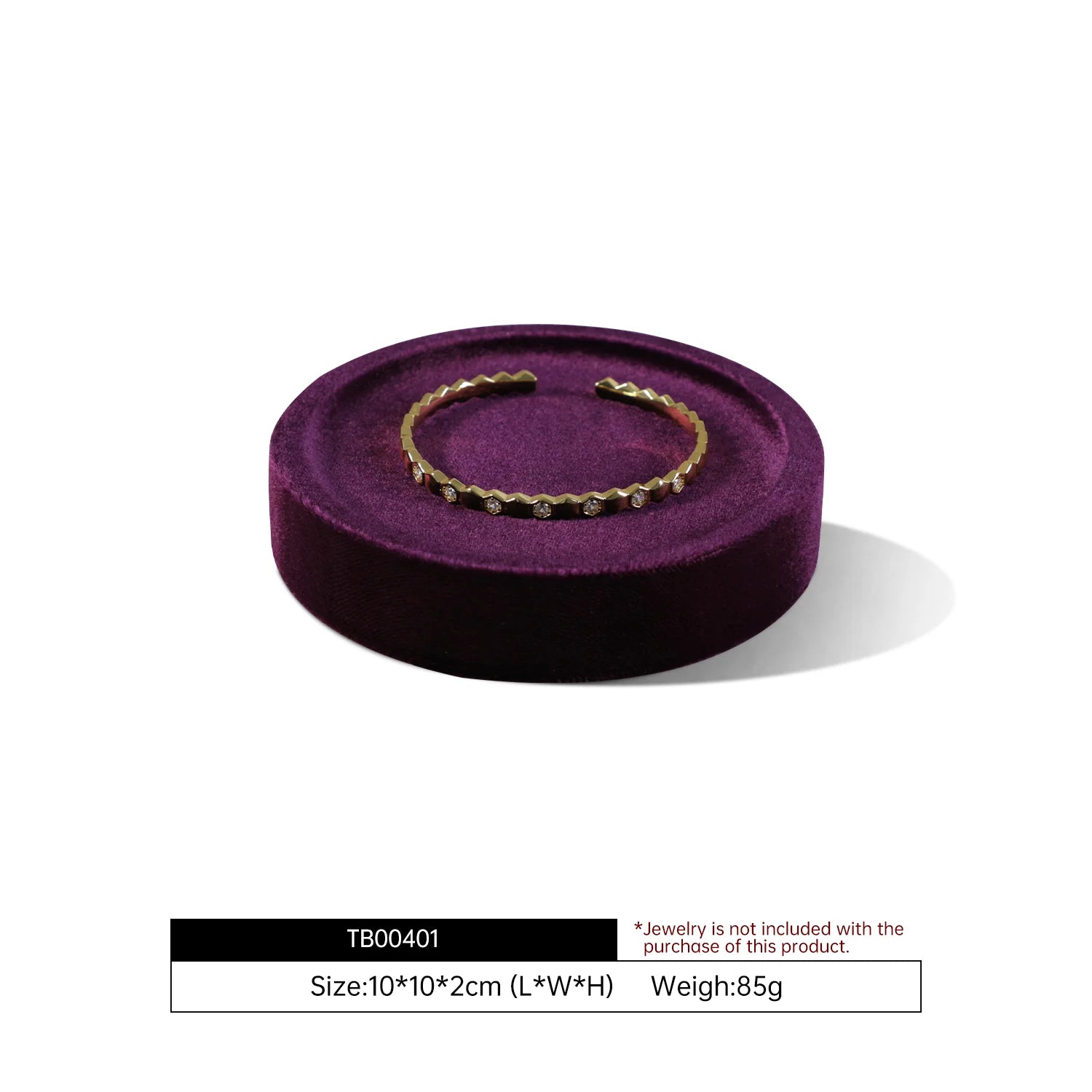 Plateau Bracelet Velours Premium Bagues