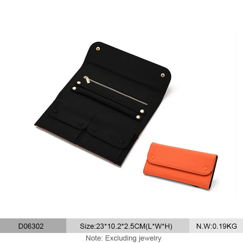 Pochette Bijoux Velours Voyage Portable