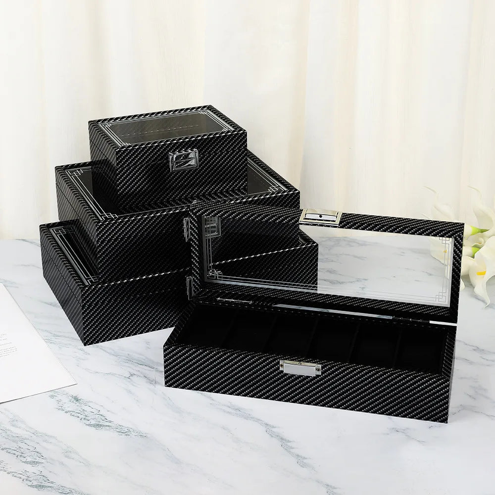 Coffret Montre Bois Noyer 3 6 10 12 Places