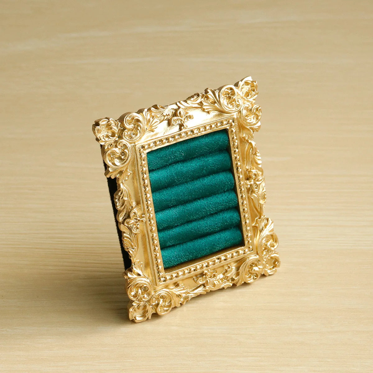 Plateau Bague Daim Vintage Baroque