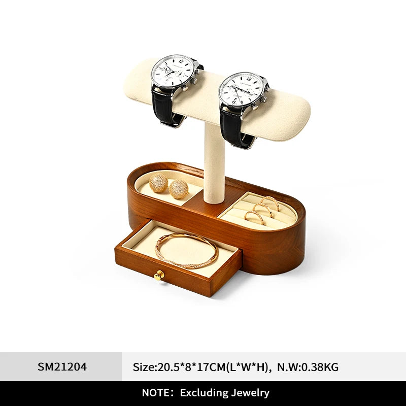 Présentoir Montre Bois Étagère Bracelet Organisateur
