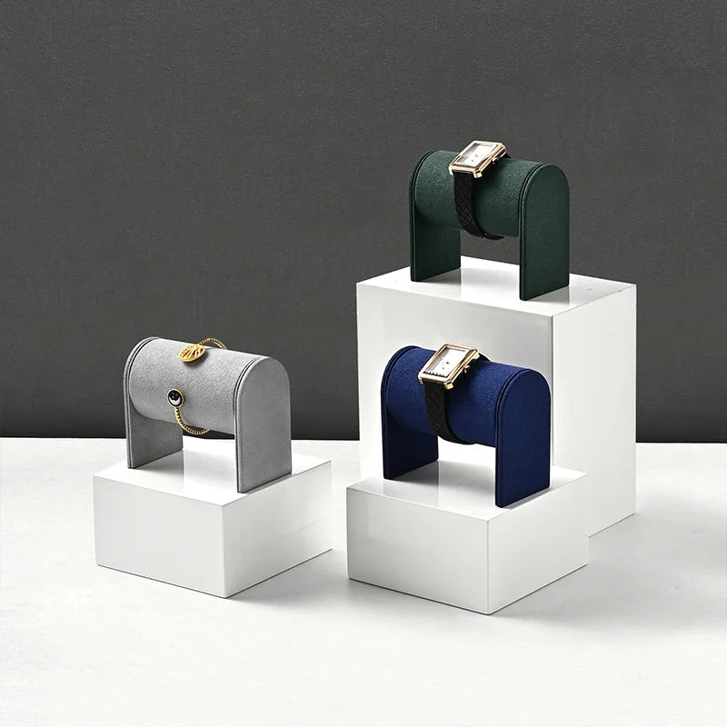 Présentoir Montre Microfibre Compact Premium