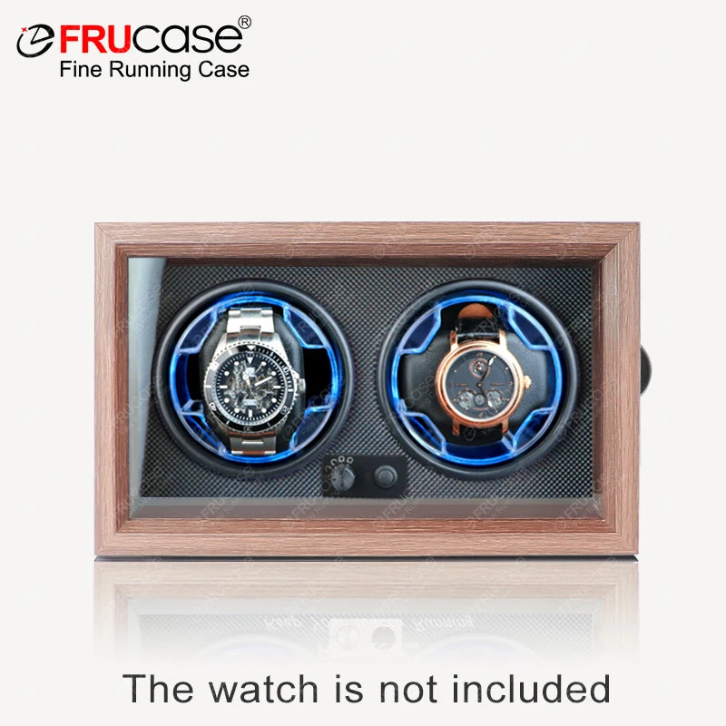 Remontoir Montre Bois Massif Multi-Places LED