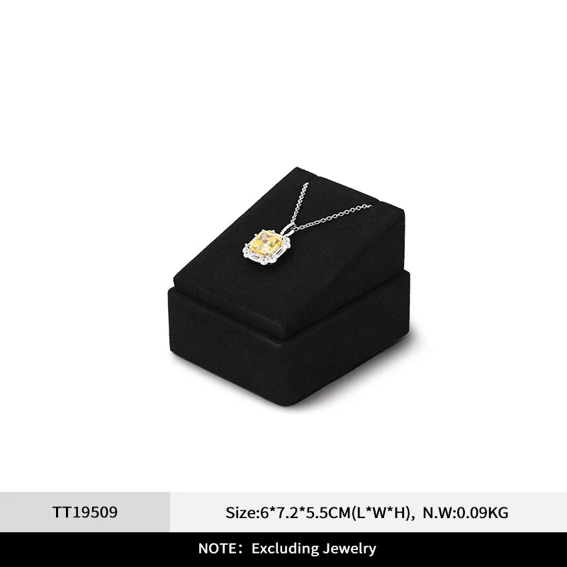Présentoir Bijoux Velours Noir Modulable Compact