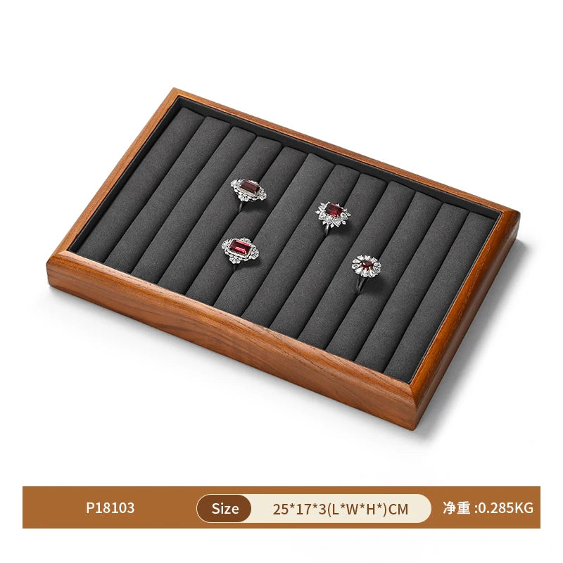 Boîte Bijoux Bois Multi-Compartiments Modulaire