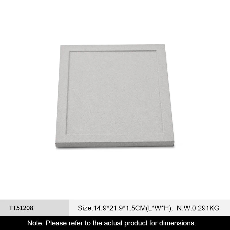 Présentoir Bijoux Microfibre Gris Multifonction