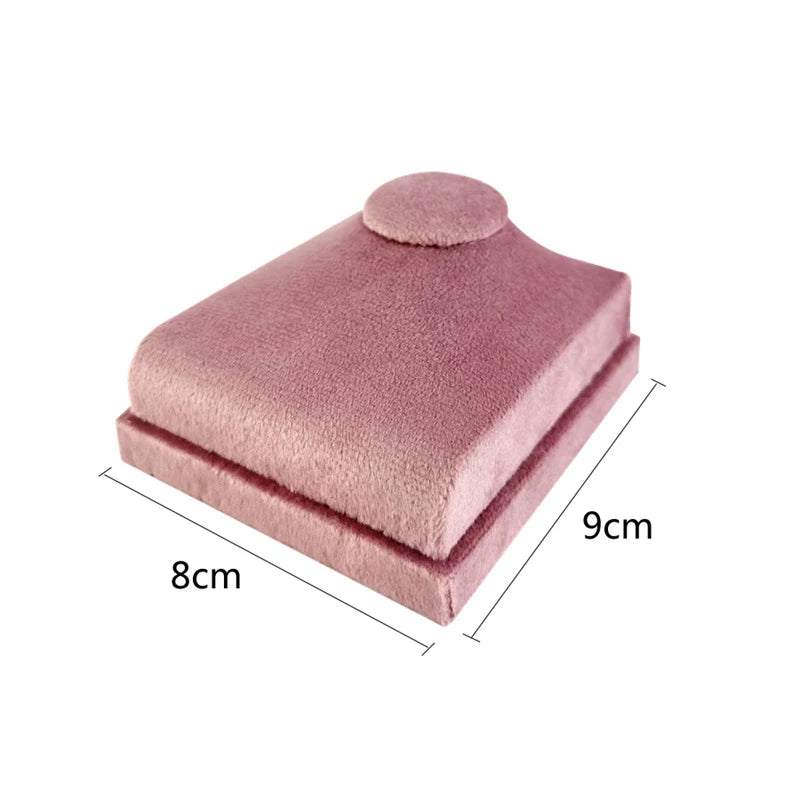 Présentoir Collier Velours Plat Luxe