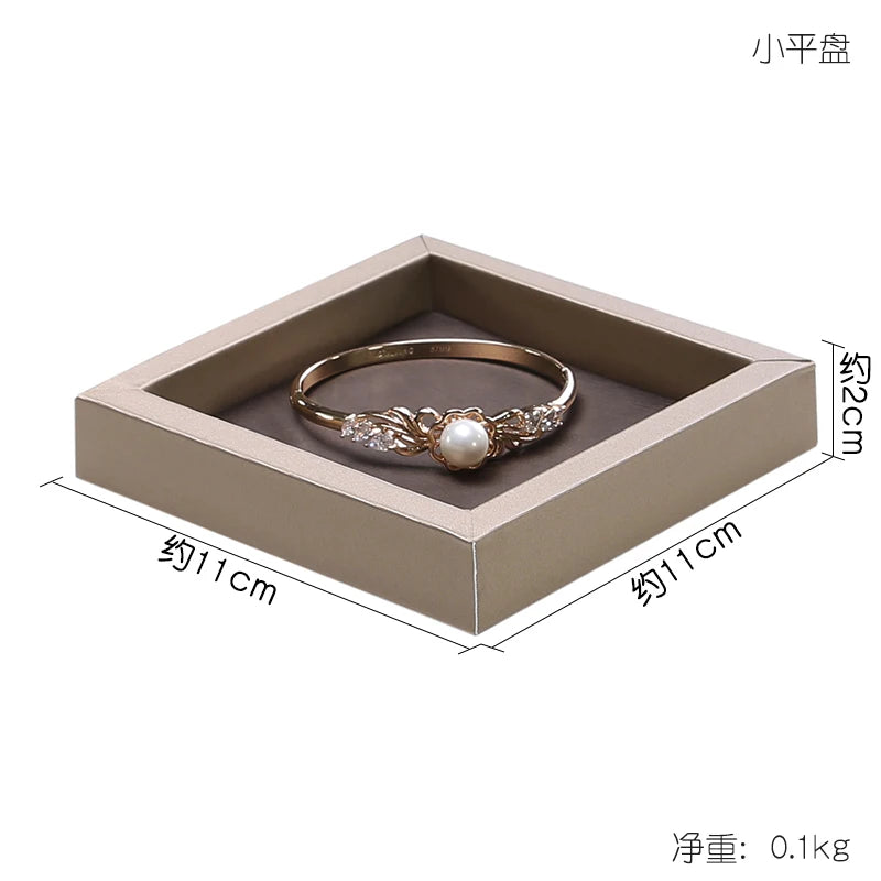 Mallette Bijoux Cuir Marron Rangement Voyage