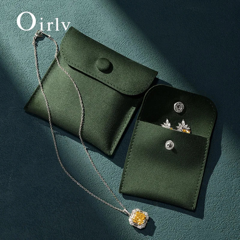 Pochette Bijoux Velours Cadeau Mariage Élégante