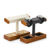 Présentoir Montre Bois Massif Support Double