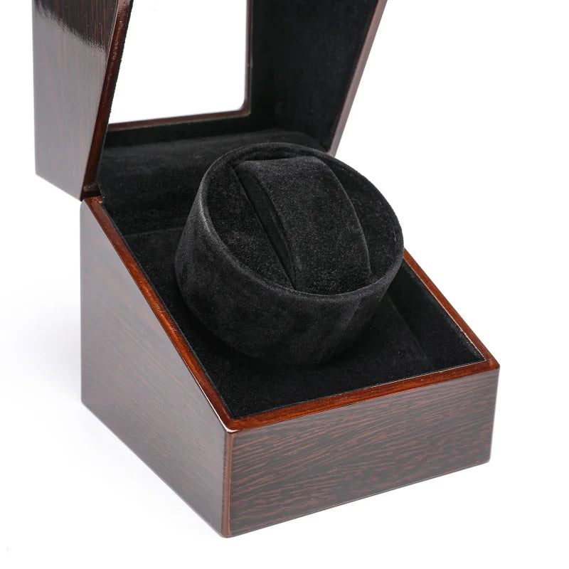 Coffre Fort Montre Remontoir Bois Automatique
