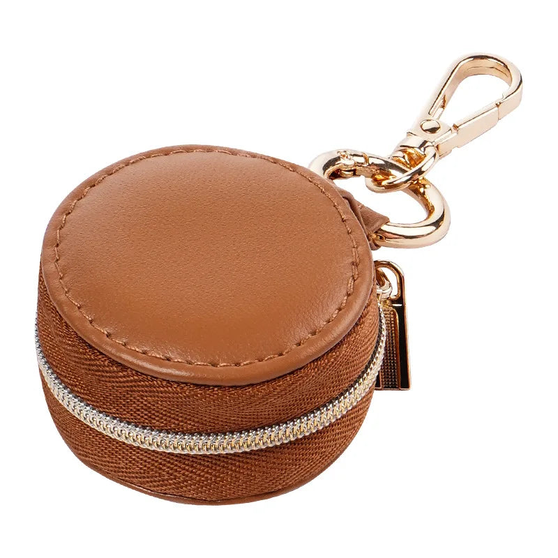 Boite Bijoux Cuir Velours Porte-Cle Mini