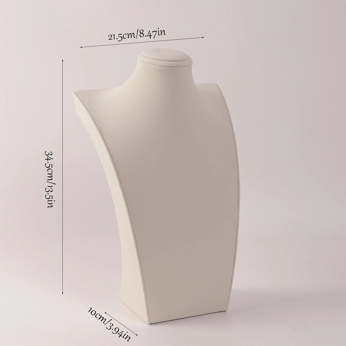 Présentoir Collier Cuir Buste Bijoutier
