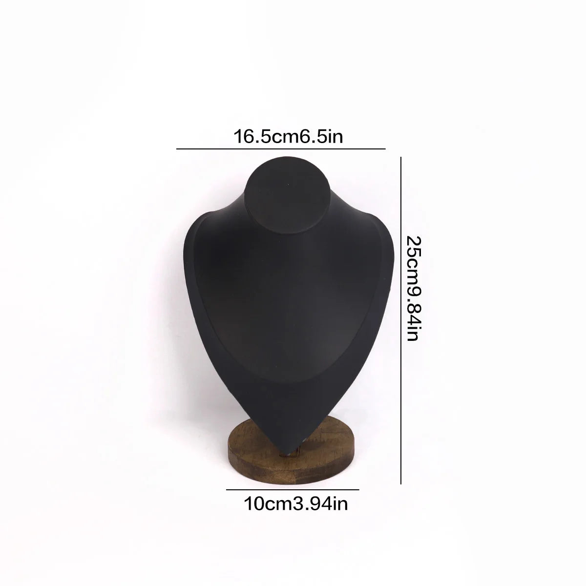 Buste Collier Velours Cuir Mannequin Vitrine