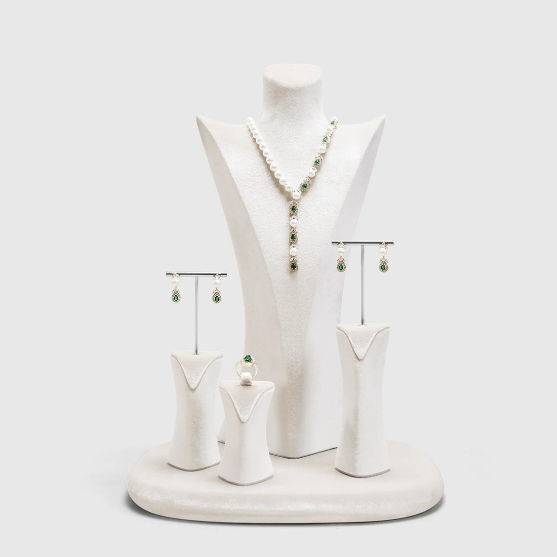Présentoir Velours Collier Pendentif Portrait Vitrine