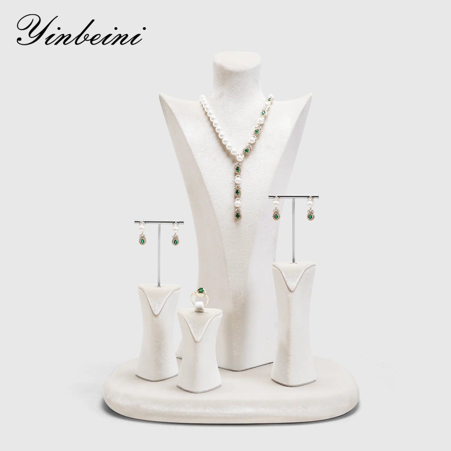 Présentoir Velours Collier Pendentif Portrait Vitrine