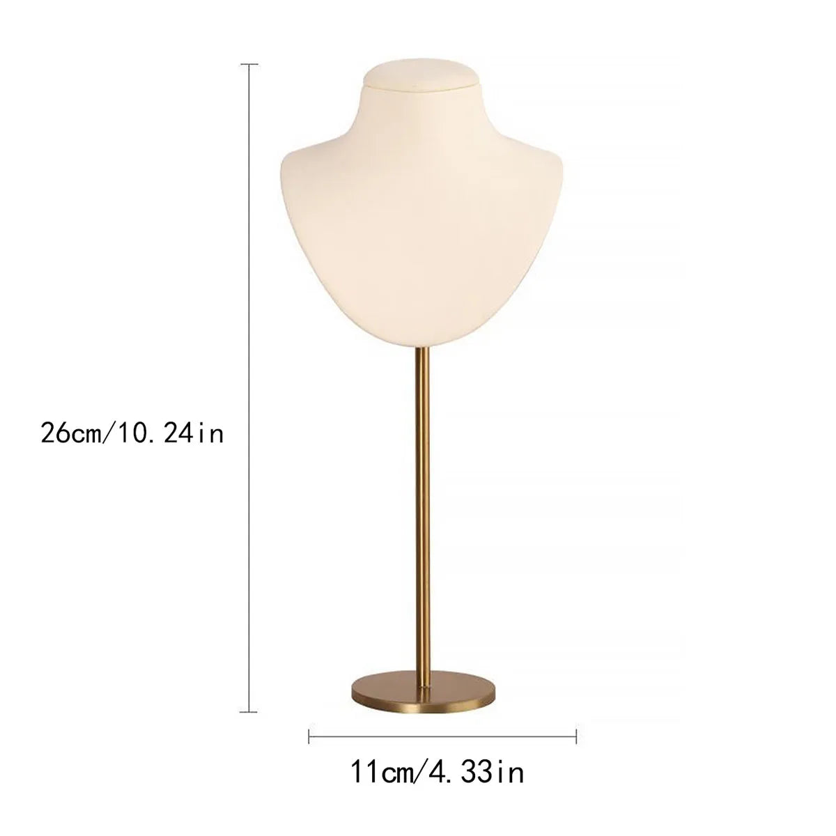Support Collier Métal Barre en T Pendentifs Bijoux