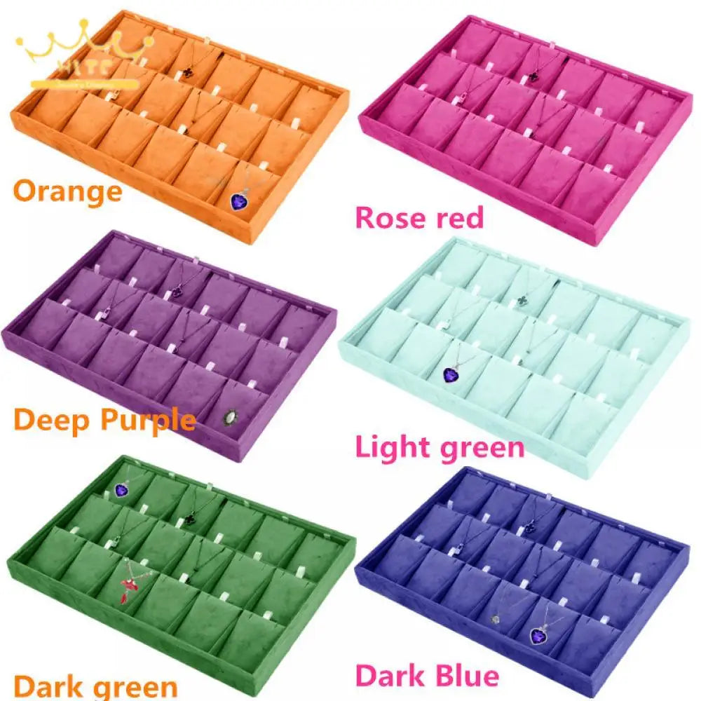 Présentoir Velours Montre Bracelet 12 Grilles