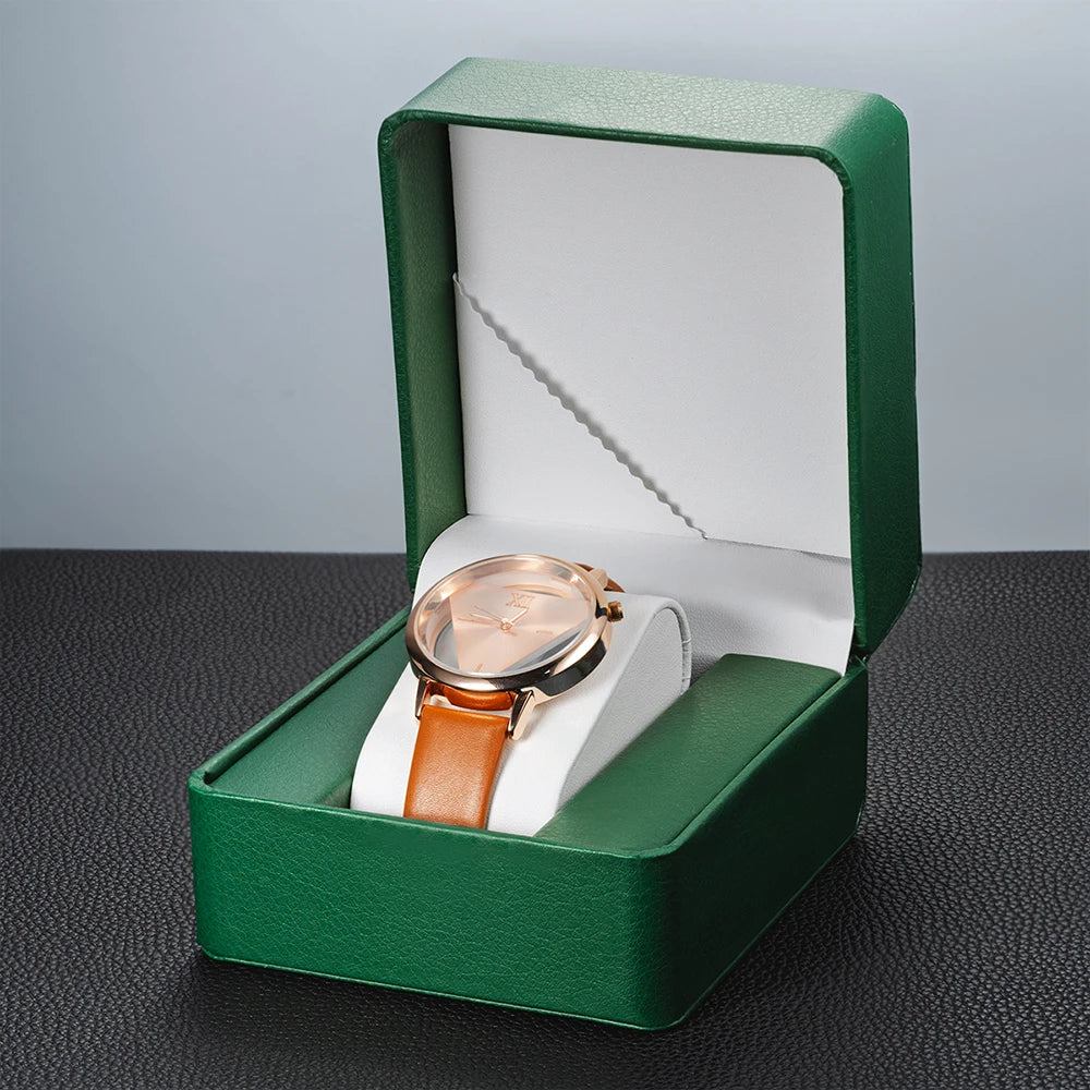 Boîte Montre Cuir Premium Coussin Voyage