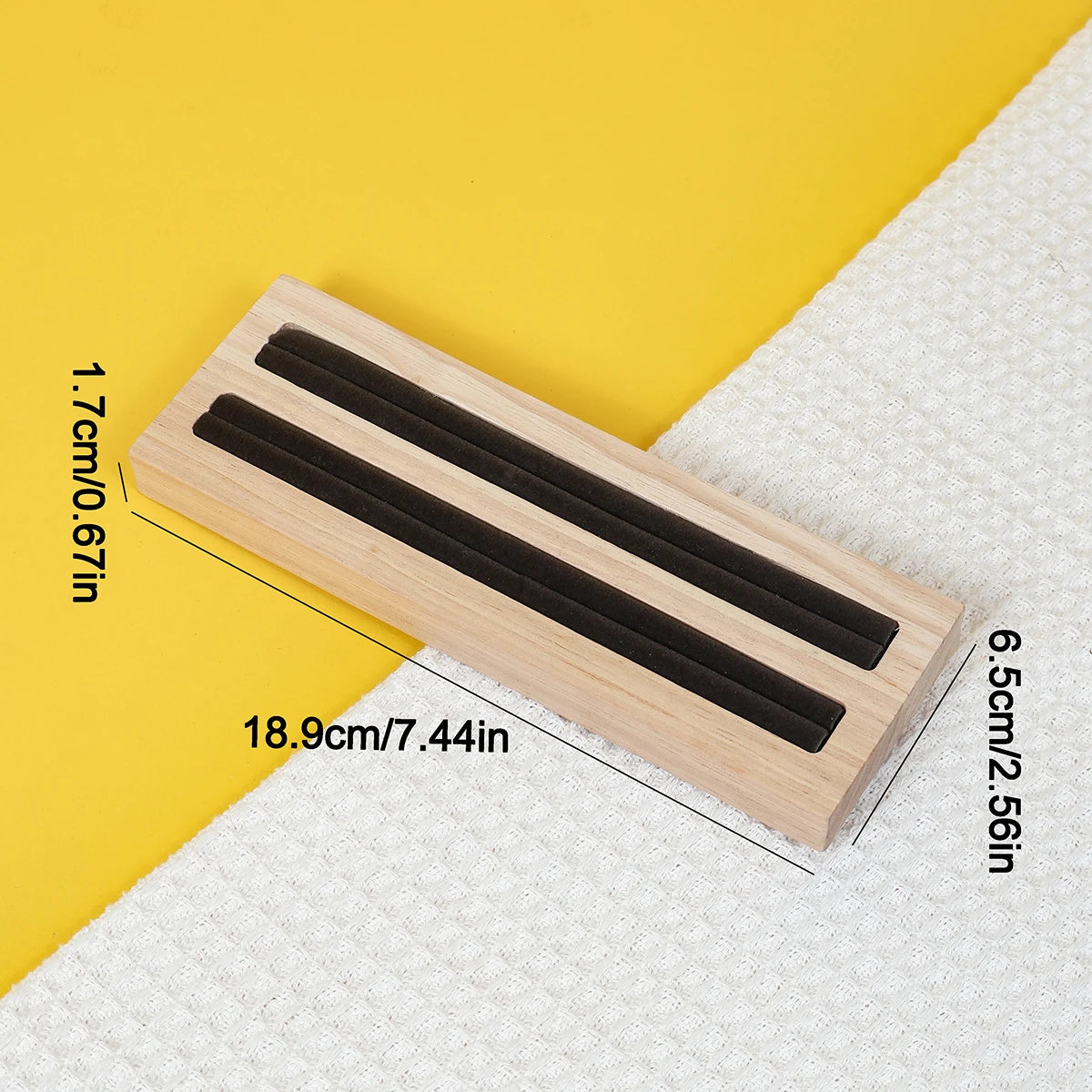Plateau Bijoux Bois Multi-grille Naturel Maison
