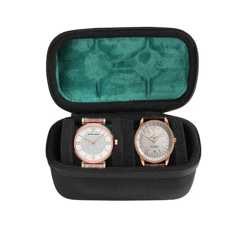 Étui Montre Cuir Rigide Voyage 1 à 10 Places