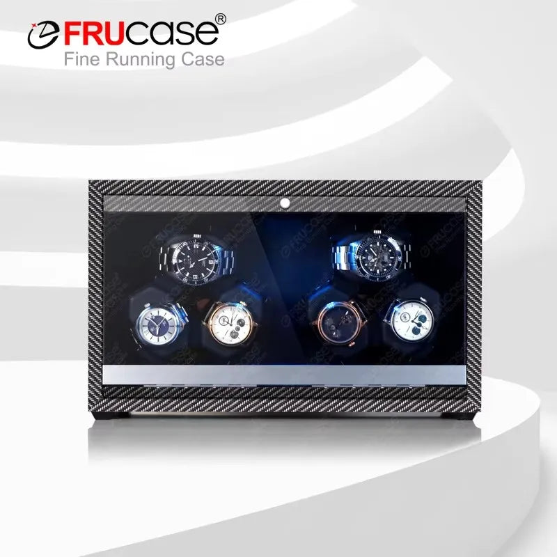 Remontoir Montre Bois 4 6 Capacité LED