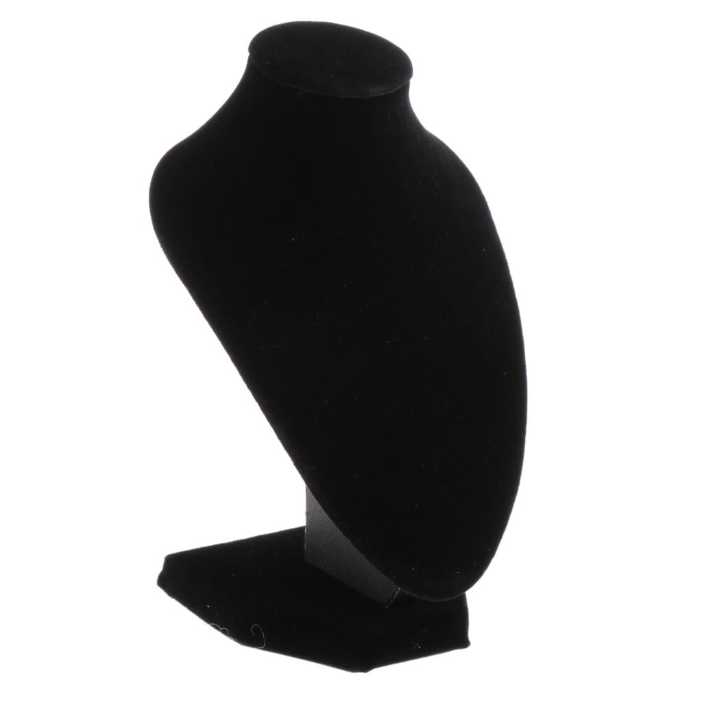 Buste Collier Velours Élégant Vitrine Bijoux