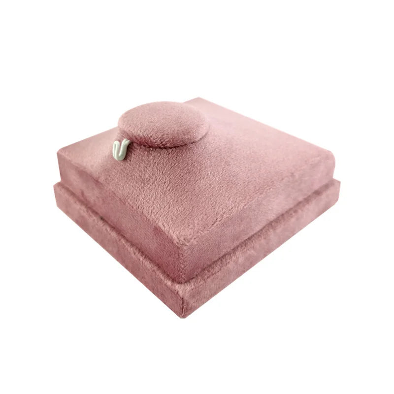 Présentoir Collier Velours Plat Luxe