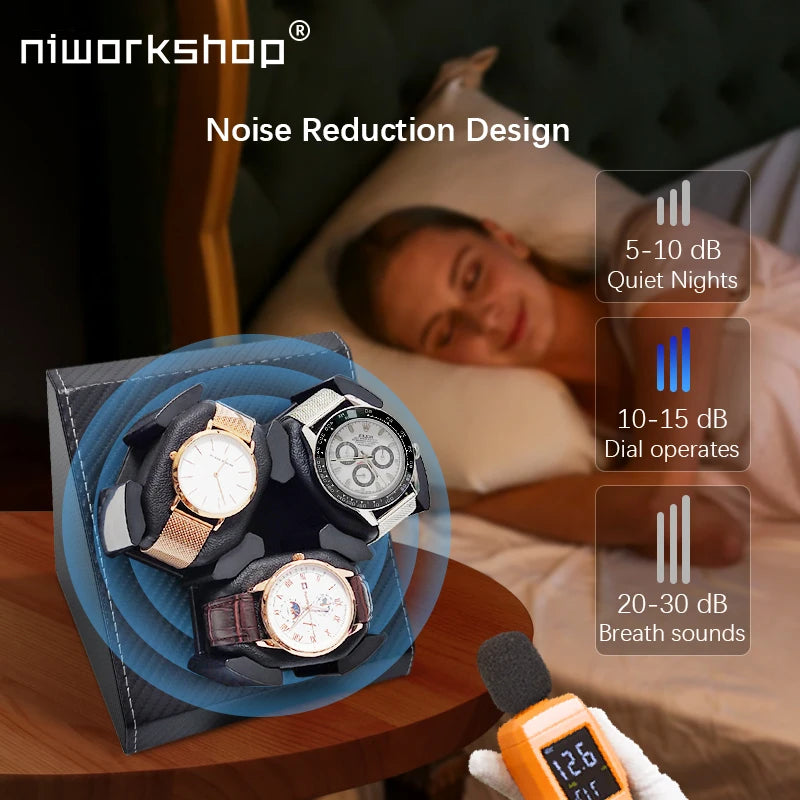 Remontoir Montre Cuir Niworkshop 3 Emplacements