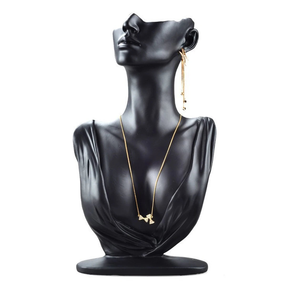 Buste Bijoux Résine Présentoir Décoratif Vitrine