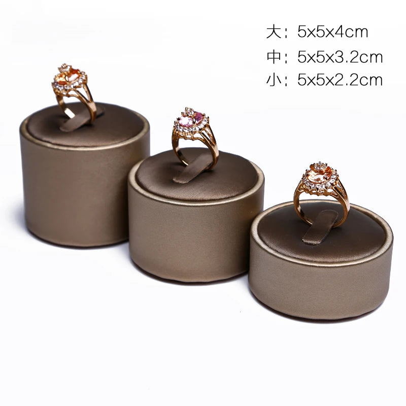 Présentoir Cuir PU Collier Bague Bracelet Pendentif Vitrine