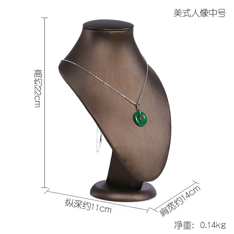 Présentoir Bague Simili Cuir Bracelet Pendentif