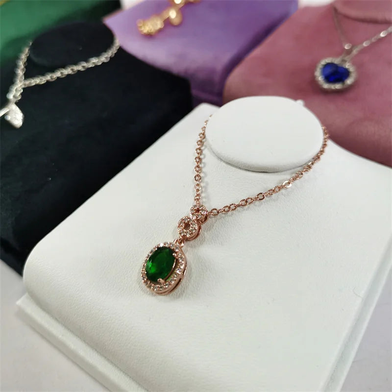 Présentoir Collier Velours Plat Luxe
