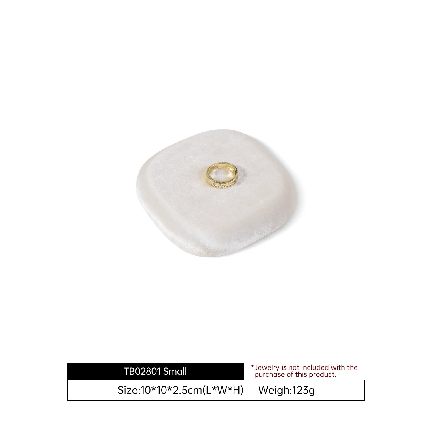 Plateau Bijoux Velours Multi-Compartiments Organisateur
