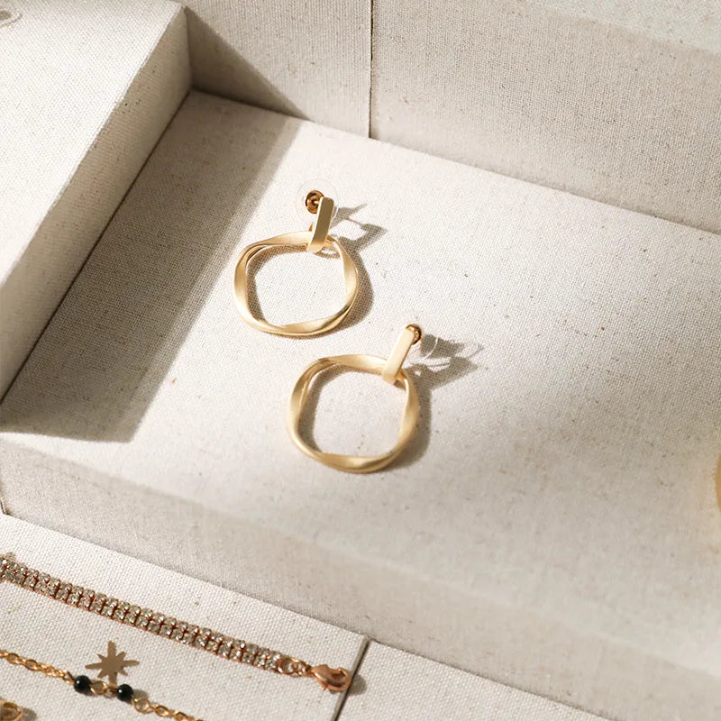 Présentoir Bijoux Lin Coton Naturel