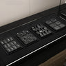 Plateau Bijoux Cuir Noir Exposition Vitrine